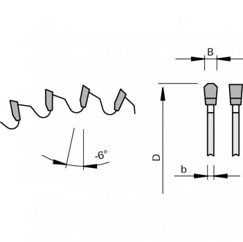 Stehle NE-Negativ NE-Kapp-Kreissägeblatt 350x3,2/2,5x30 Z=108 HW/TR-F